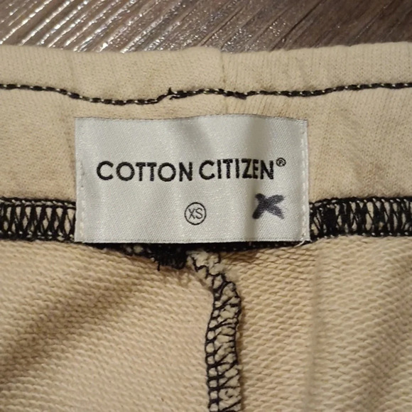 Cotton Citizen Tan Oat High Waisted Fitted Sweatpants A40 - Picture 5 of 11